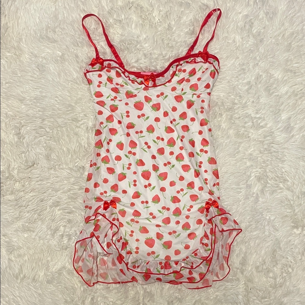 Strawberry Print dress